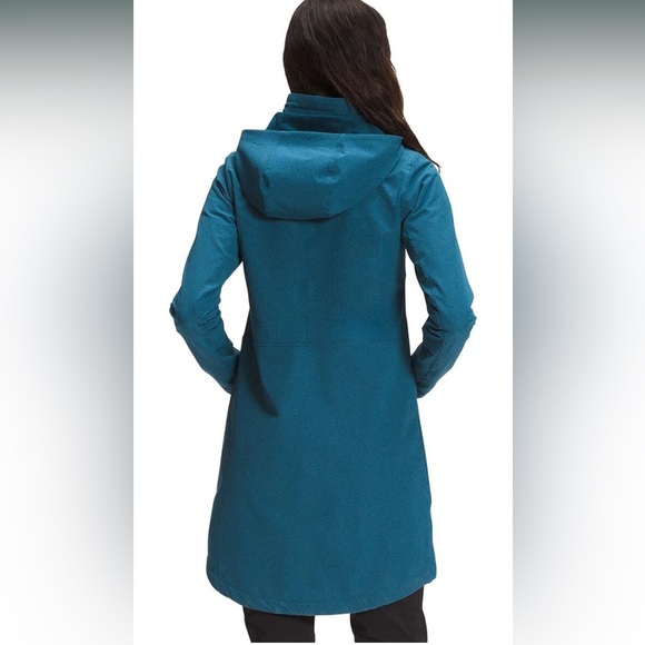 The north face Shelbe parka xs fur lined teal - Picture 3 of 7
